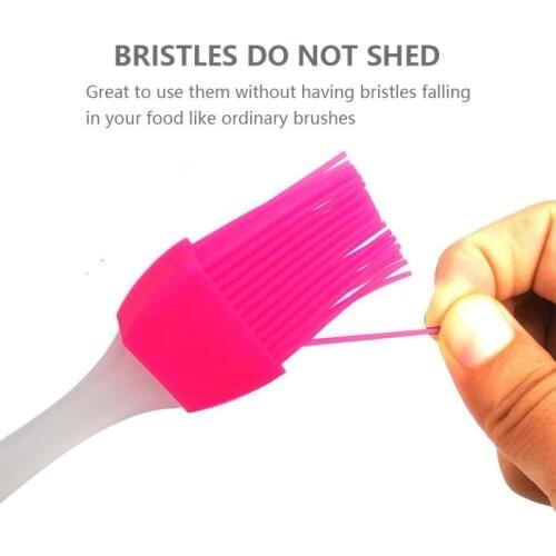 Hot Sales 1PC BBQ Oil Brush Silicone Basting Barbecue Pastry Bastet Brush Cooking Kitchen Utensil Random Color Dropshipping