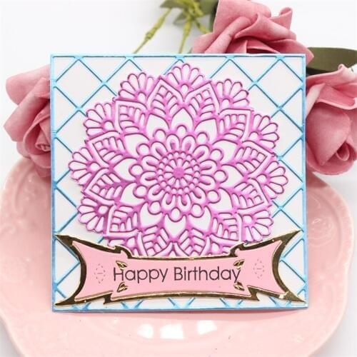 Grid Frame Metal Cutting Dies Stencils for DIY Scrapbooking/photo album Decorative Embossing DIY Paper Cards