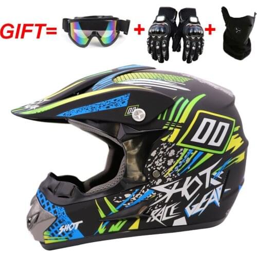 2021 Super Cool Helmet Motorcycle Racing Bicycle Helmet Cartoon Children ATV Dirt bike Downhill MTB DH cross Helmet capacetes