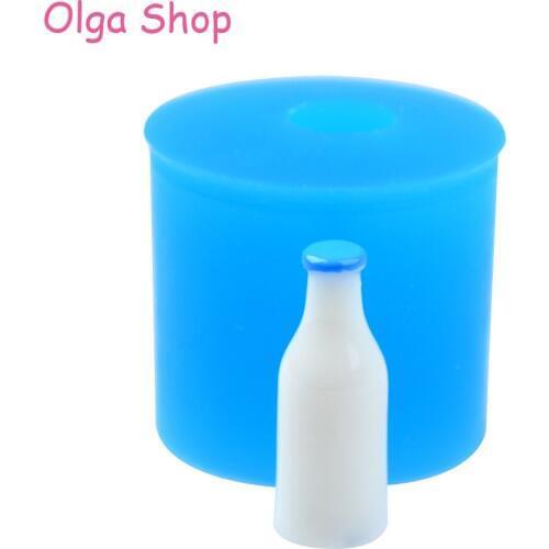 FYL580 24.1mm 3D Bottle Silicone Push Mold - Fondant, Cake Decorating Tools, Candle, DIY Handmade, Gum Paste, Dollhouse, Resin