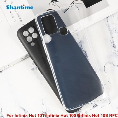 For Infinix Hot 10T Gel Pudding Silicone Phone Protective Back Shell For Infinix Hot 10S Infinix Hot 10S NFC Soft TPU Case