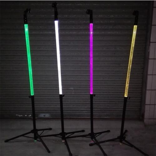 New design colorful LED microphone stand LED microphone base for singer