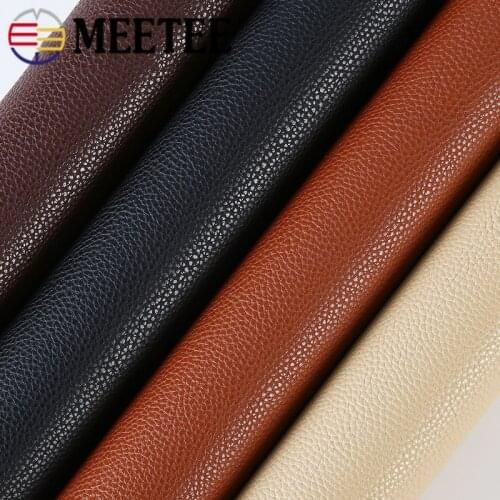 Meetee 50x68cm 1.9mm Thicking PU Synthetic Leather Fabric Sofa Handbag Home Handmade DIY Sewing Crafts Leather Accessories AP570