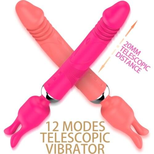Magic Wand Double Ended Stretching Dildo Vibrator for Women USB Charge Female Massager Clitoris Stimulator Adult Sex Toys Shop