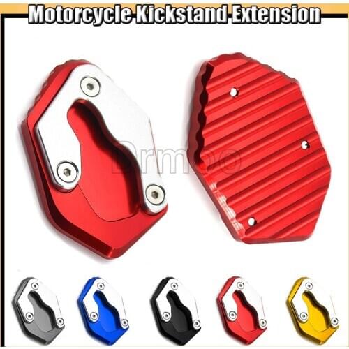 Motorcycle CNC Alumnium Kickstand Enlarger Plate Side Stand Extension Pad For Yamaha Xmax X-MAX 125 300 250