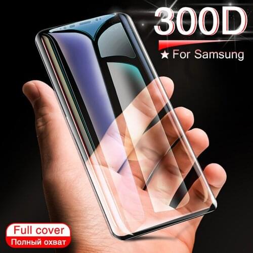 Tempered glass for samsung Galaxy S10e S7 edge S8 S9 S10 plus full cover protective film on the glass phone screen protector