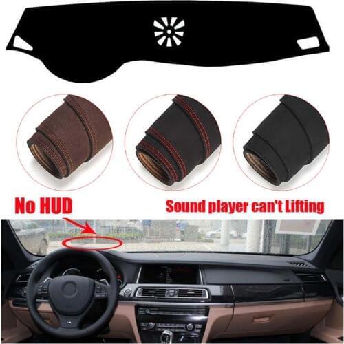 Console Dashboard Suede Mat Protector Sunshield Cover Fit For BMW 7 Series 2008-2015