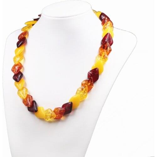 Personality Exaggeration Necklace Female African Jewelry Collar Colorful Beads Necklaces Elegant Banquet Party Accessories B345
