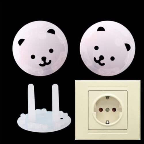 10 pieces of European standard round head childrens power socket protective cover baby electric shock-proof safety socket cover