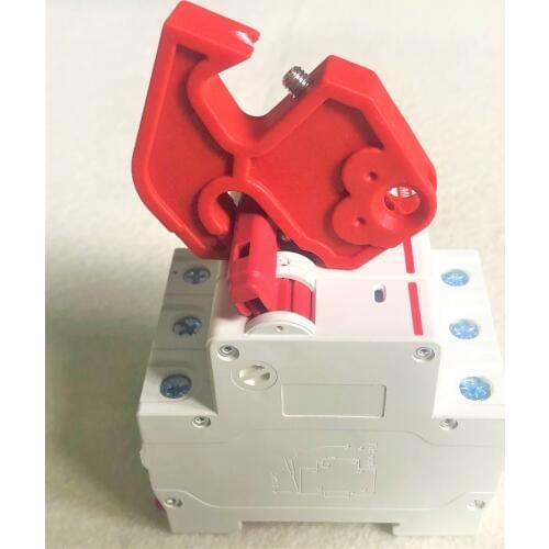 10pcs/lot muliti use breaker lockout two way lockout RCBO MCB MCCB breaker lock