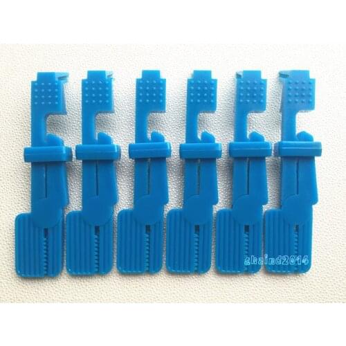 10 pcs Dental Clinic Blue Plastic X-Ray Film Holder Clip Autoclavable Instrument