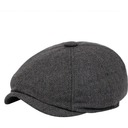2020 high quality mens casual newsboy hat retro beret hat unisex wild octagonal cap Vintage Ivy Hats gorras Gatsby Flat Hat