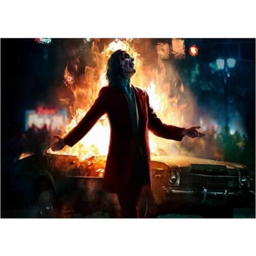 Diy 5d diamond embroidery Movie poster joker diamond painting Clown full rhinestone square/round drill mosaic art WG1851
