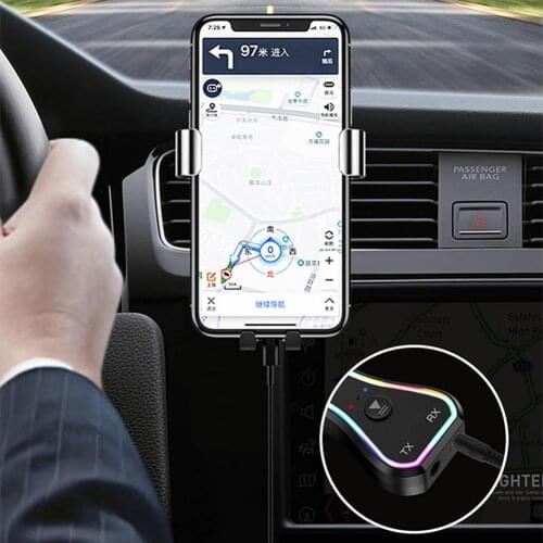 AR01 Car Bluetooth 3-in-1 FM Transmitter Wireless Receiver With 5V USB Socket Power Supply 5.0 Bluetooth Transmitter Receiver