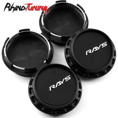 4pcs 67mm 62mm RAYS Emblem Center Caps for Rims For Volk Japan Racing GT30 RE30 TE37 TTA Auto Wheels Rim Centre Hub Cap