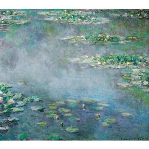 Water Lilies by Claude Monet Oil paintings reproduction Landscapes art hand-painted home decor