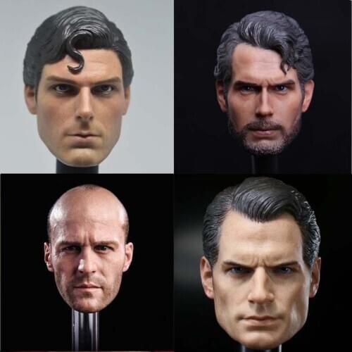 1/6 Scale Heros Clark Kent Head Sculpt For Hot Toys Body action figure toys collections