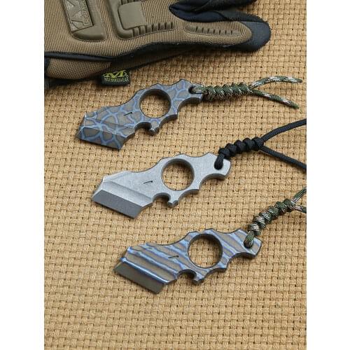 Mackwalker TC4 titanium alloy crowbar outdoor self-defense tool bottle opener