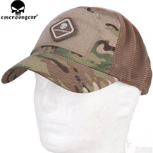 2019 NEW EmersonGear Tactical Assaulter Cap Outdoor Tactical Baseball Style Military Hunting Hiking Mesh Cap Hat