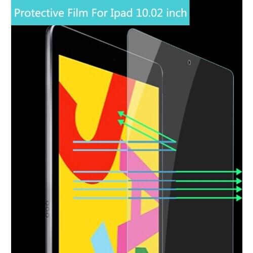 Suitable for New Apple iPad 10.2 Inch Model Curved Edge Tempered Film 9H Hardness HD Ipad Ccreen Film