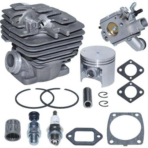 47mm Cylinder Piston Kit For Stihl MS361 MS 361 Carburetor Decompression Valve Spark Plug Gasket Chainsaw Part