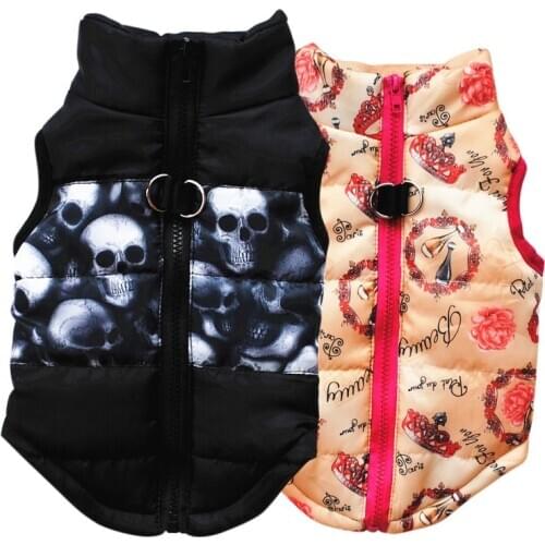 Dog Vest Jacket For Autumn And Winter Sleeveless Zipper Coat With Leash Ring Pet Warm Jacket For Small Middle Dogs Cats Pet Clot