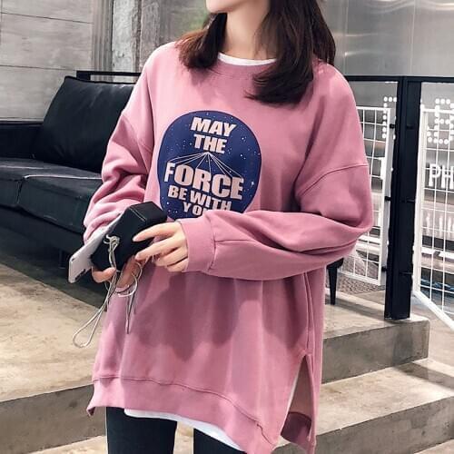Maternity Sweatshirt Women Maternity Long Sleeve Sweater 2020 Casual O-Neck Pregnant Women Pullover Tops Jumper