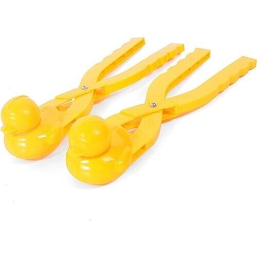 Large duck-shaped snowman clip winter plastic snowball maker clip children outdoor sand snowball mold toy