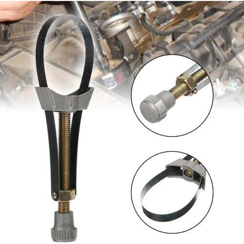 1pc Car Oil Filter Removal Tool Strap Wrench 60mm To 120mm Diameter Adjustable For Old Style Oil Filter Wrenches