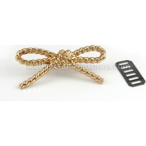 1pcs Metal Charms Bowknot Buckle Clasp Shoes Hat Bag Handbag Shoulder Bag Purse DIY Fashion Hardware Accessories