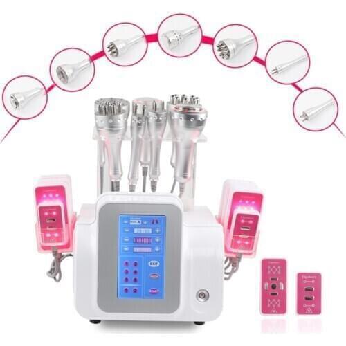40k ultrasonic vaccum cavitation radio frequency lipo laser sliming machine Multi-polar rf weight loss salon beauty equipment
