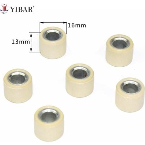 6Pcs GY6 50 80cc Driving Wheel Variator Roller Modified Scooter Engine Parts