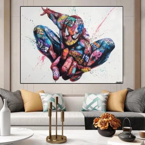 5D Diamond Painting Disney Marvel Spiderman Diamond Mosaic Embroidery Full Round Home Decor DIY Cross Stitch Kits Handmade Gift