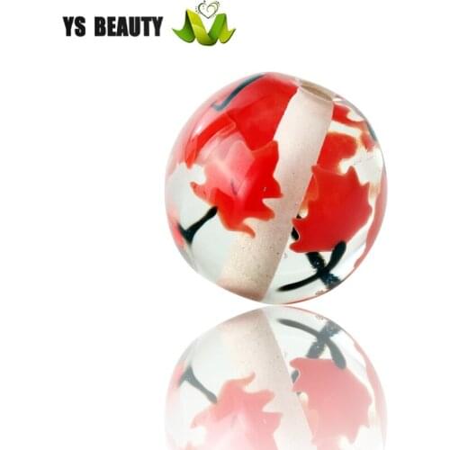 Lamp workers make maple leaf glass beads all kinds of jewelry with beads DIY bracelet Japanese hairpin jewelry with beads