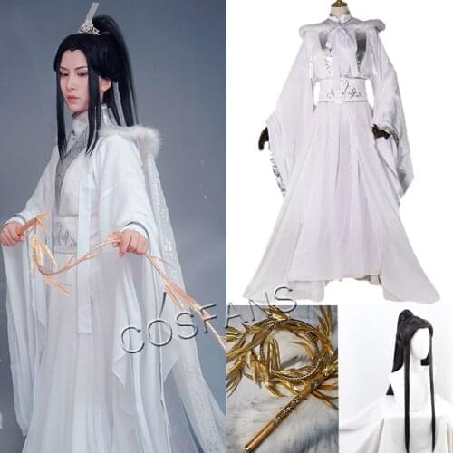 Chu Wanning Cosplay Costume Anime Er Ha Cosplay Costume Heaven Officials Bless Costume Men Women Chinese Anime wig Props Shoes