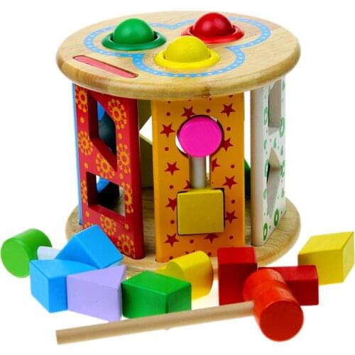 Wooden Hammering Toy Pounding Ball Bench Toddler Boys Girls Toddlers Preschool Early Learning Toy Gifts