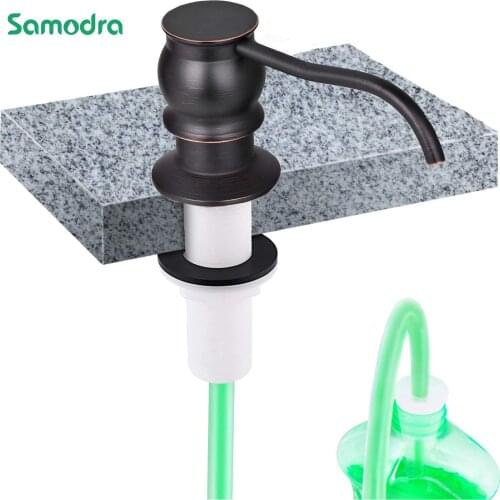 Soap Dispenser Extension Tube Kit Brass Bottle Replacement For Kitchen Sink Metal Bathroom Tools