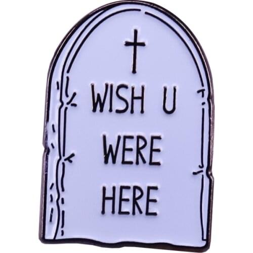 Rock Music Band Song Inspired Enamel Brooch For Fans Collection Badge