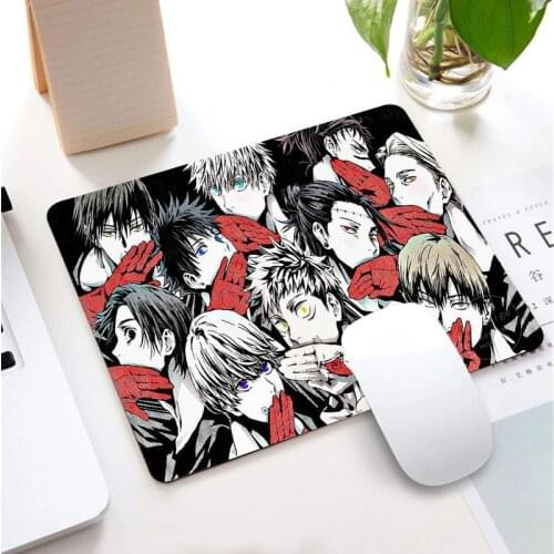 Anime Jujutsu Kaisen Drop Shipping Customized Laptop Gaming Speed Mouse Pad Size for 18x22cm 20x25cm 25x29cm Rubber MouseMats