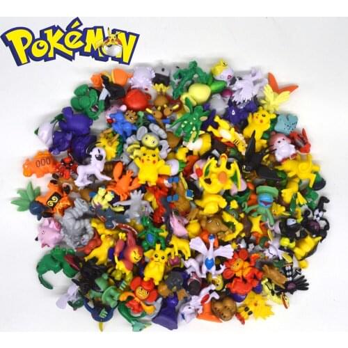 2020 Pokemon 144PCS NO Repeat Pokemons Dolls Action Figure Toys Carta Takara Tomy Pokemones Figura Sets Kids Toy