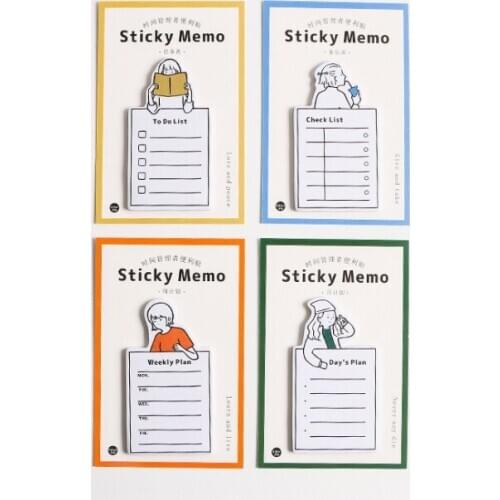 Manage time sticky note memo pad(1pack)