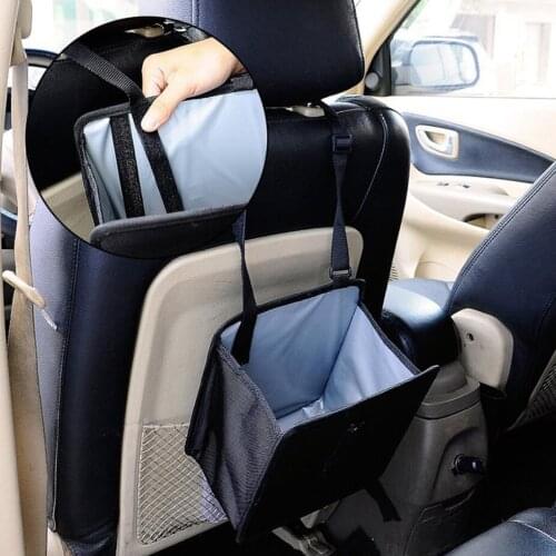 Multipurpose Foldable Car Trash Can Oxford Clothes Organizer Bag for Automotive Anti-Dust high Capacity Car Accessories