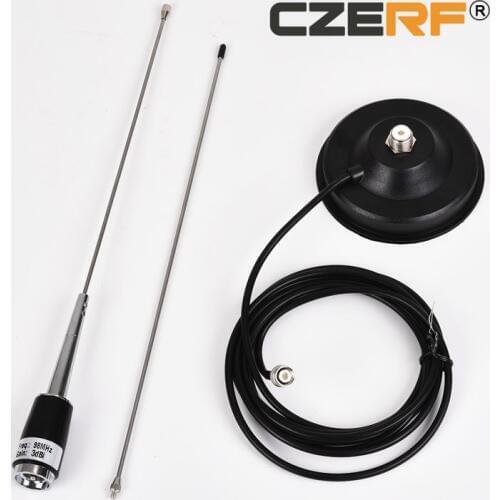 New Car Antenna for 5w 7w 15w FM Broadcast Radio Transmitter Center Frequency 98MHz Connector BNC