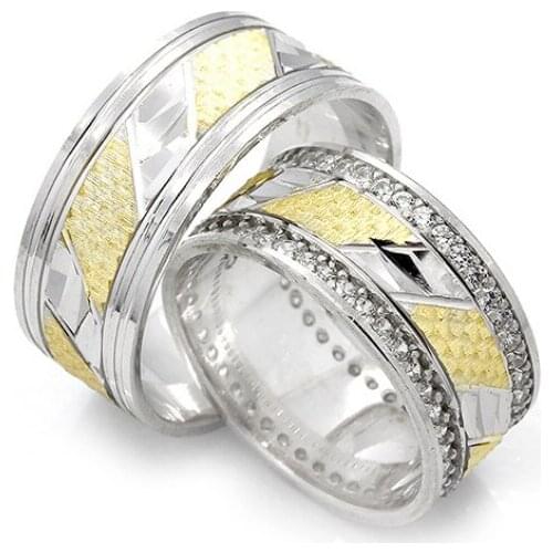 Couple Wedding Ring Sterling Silver 925 Woman And Man Luxury Jewelry Bands Engagement Anniversary Anatolian Civilization Models