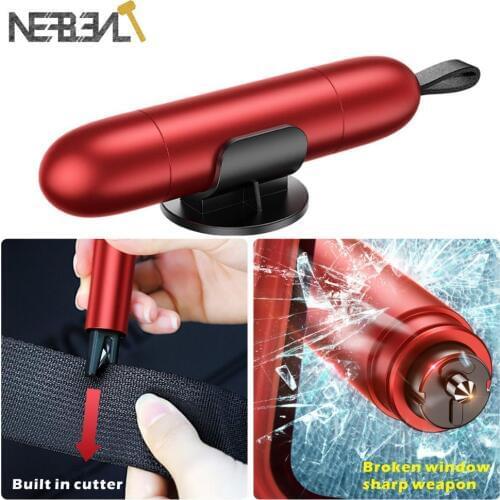 New Mini Car Window Glass Breaker Seat Belt Cutter Safety Hammer Life-Saving Escape Hammer Cutting Knife Escape Blade Tool