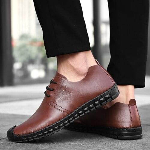 Para spring shoe masculino fashion 2020 cuero Mens Sneaker zapatos de casuales breathable mens man leisure zapatillas male mens