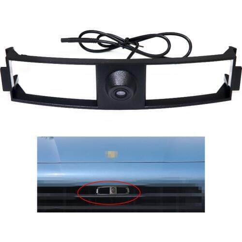 Night vision CCD Car front view camera for Porsche Cayenne 2015 2016 front positvie forward camera parking assist waterproof