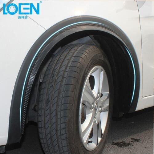 24/33/42/70cm 2pcs Car Fender Flares Arch Wheel Eyebrow Auto Mudguard Fender Flare Wheel Lip Body Kit Protector Cover Mud Guard