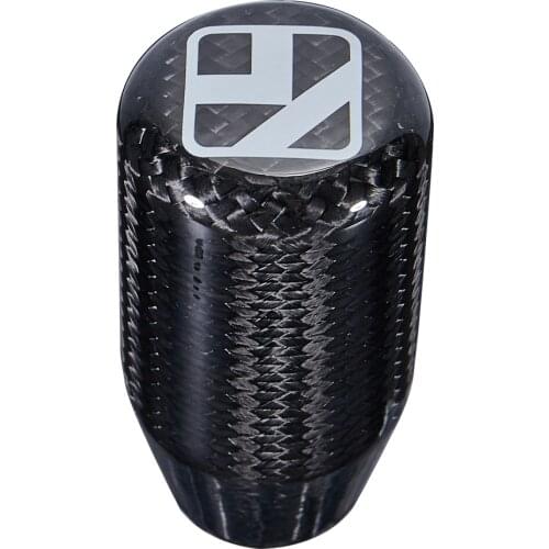 Car shift knob real carbon fiber gear shift knob universal gear knob with 3 thread