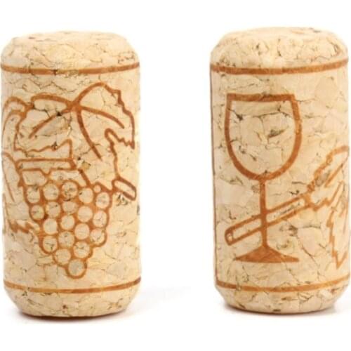 Unique 5Pcs/lot Straight Bottle Wood Corks Wine Bottle Stopper Corks Wine Stoppers Plug Bar Tools Wine Cork Wooden Sealing Caps